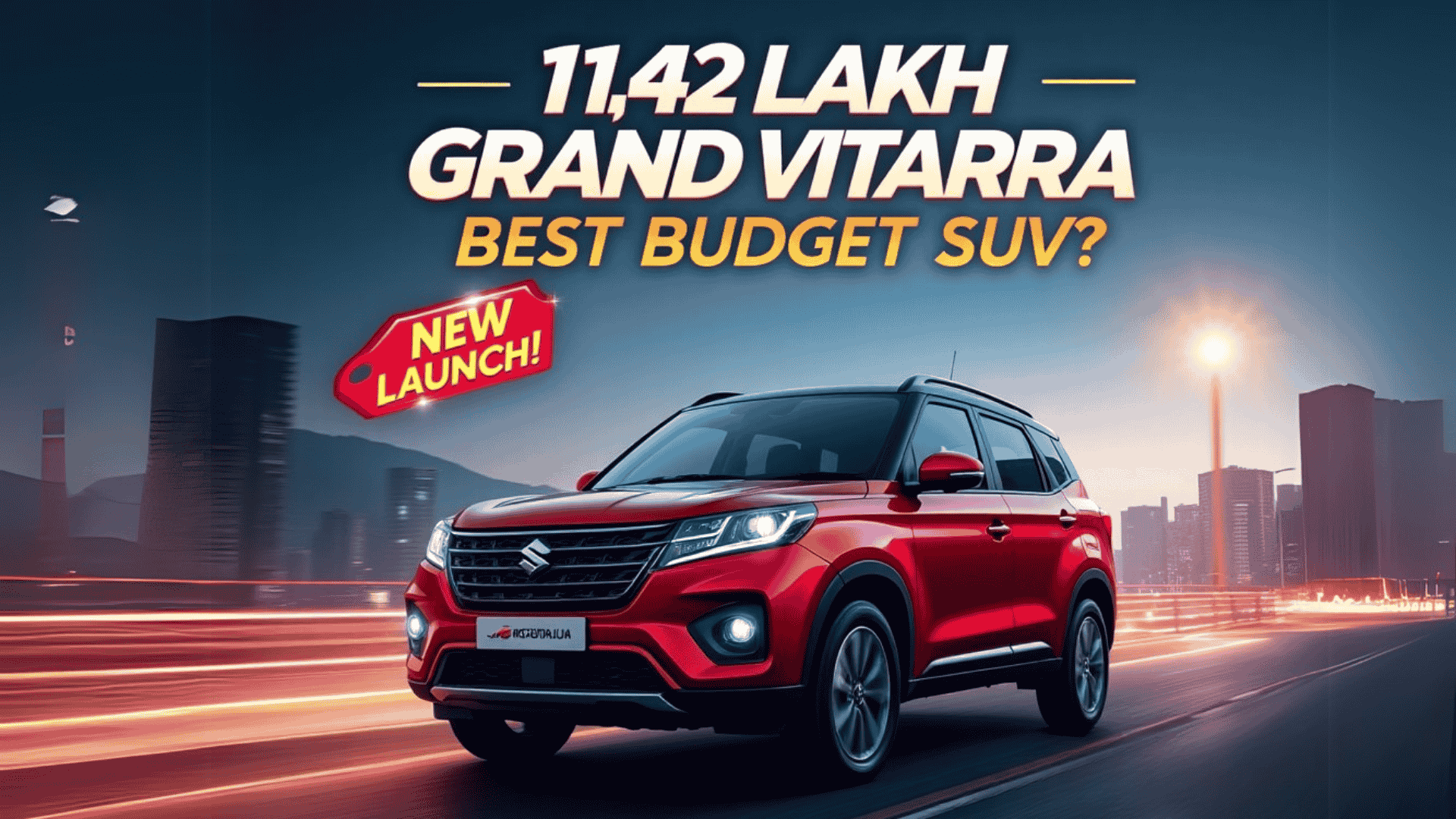 2025 Maruti Suzuki Grand Vitara Launched in India at ₹11.42 Lakh 